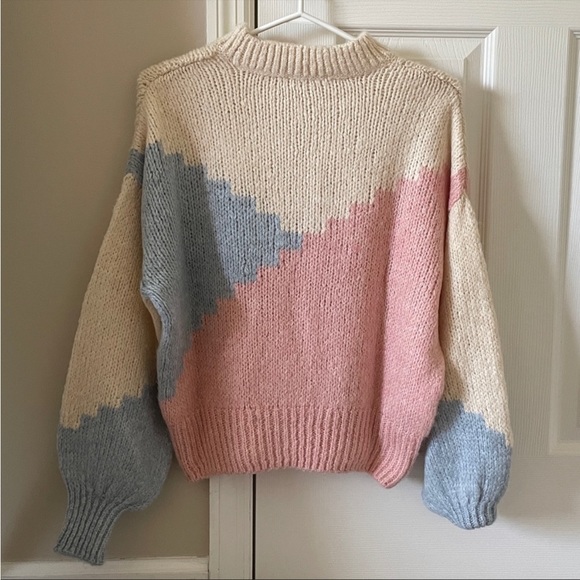 Mango multicolor pastel sweater - Picture 5 of 5